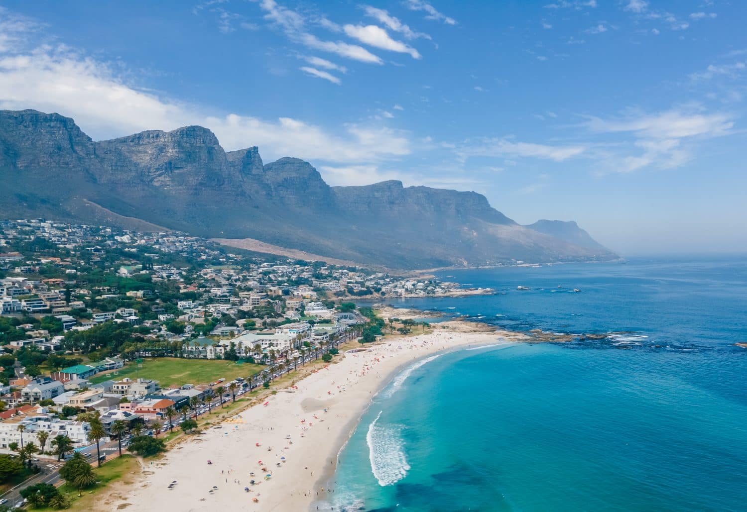 camp's bay, cape town, south africa - concept of traveling to South Africa