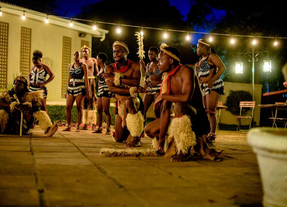 zulu dancing at White River Manor South Africa